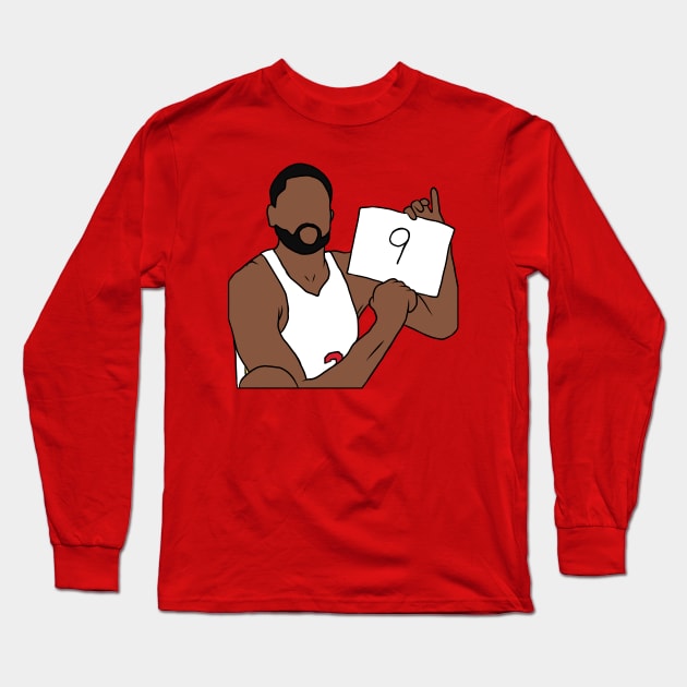 Dwyane wade long sleeve shirt on sale